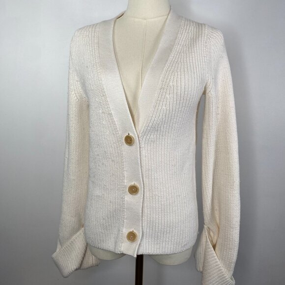 Banana Republic  - White Knit Cardigan - Picture 3 of 6